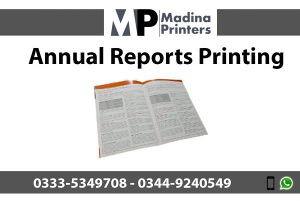 Annual-reports printing in islamabad and Rawalpindi