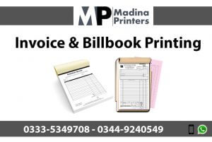 Invoice printing in islamabad and Rawalpindi