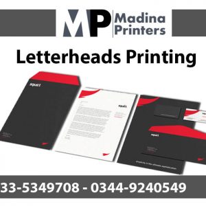 Letterhead printing in islamabad and Rawalpindi